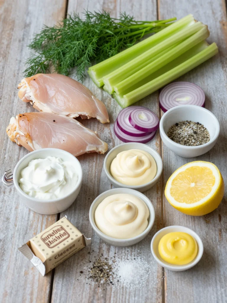 Dill Chicken Salad Sandwiches