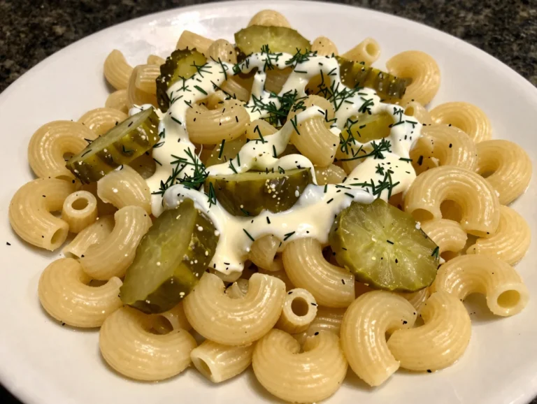 Dill Pickle Pasta Salad