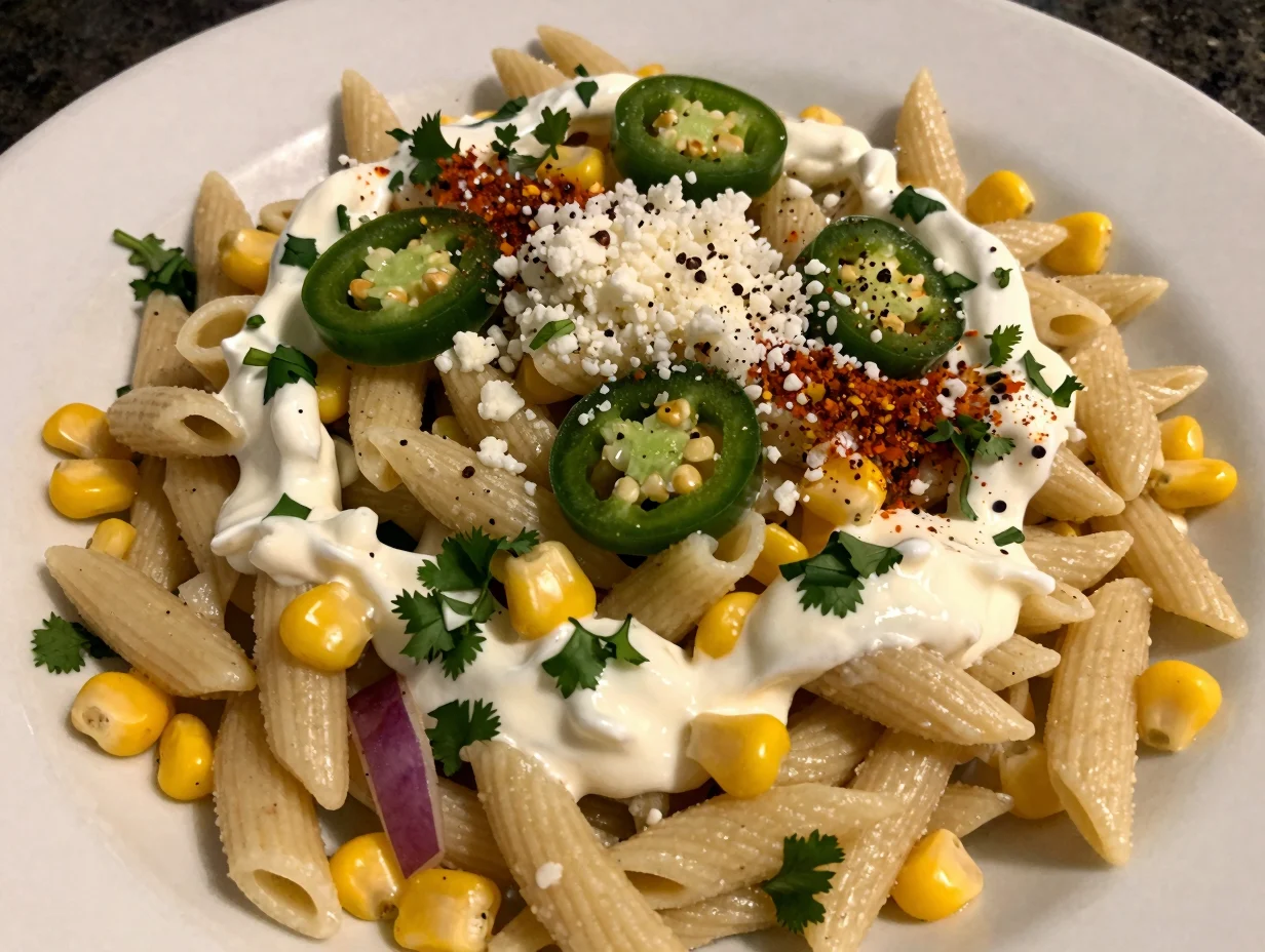 Elote Pasta Salad