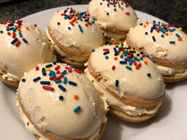 Funfetti Ice Cream Sandwiches