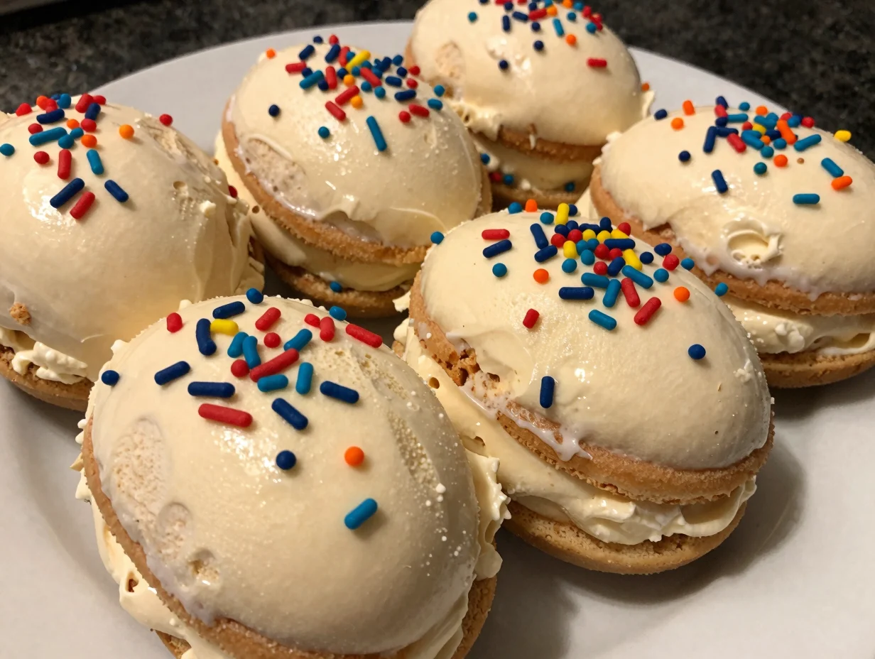 Funfetti Ice Cream Sandwiches