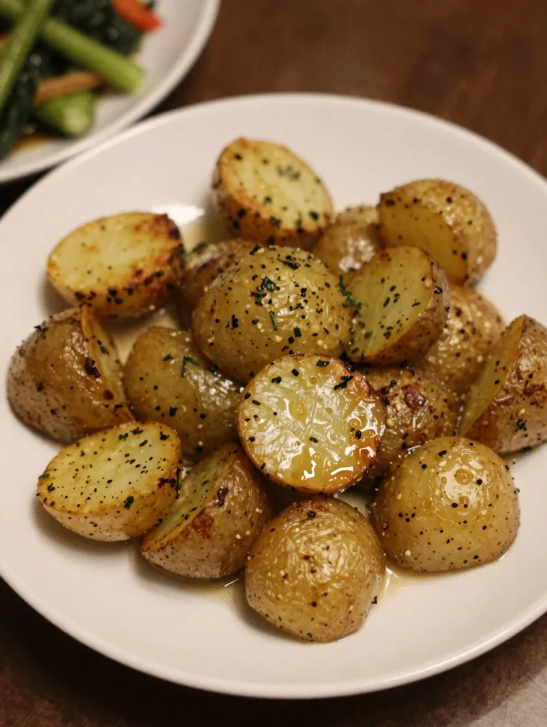 Garlic Herb Grilled Potatoes