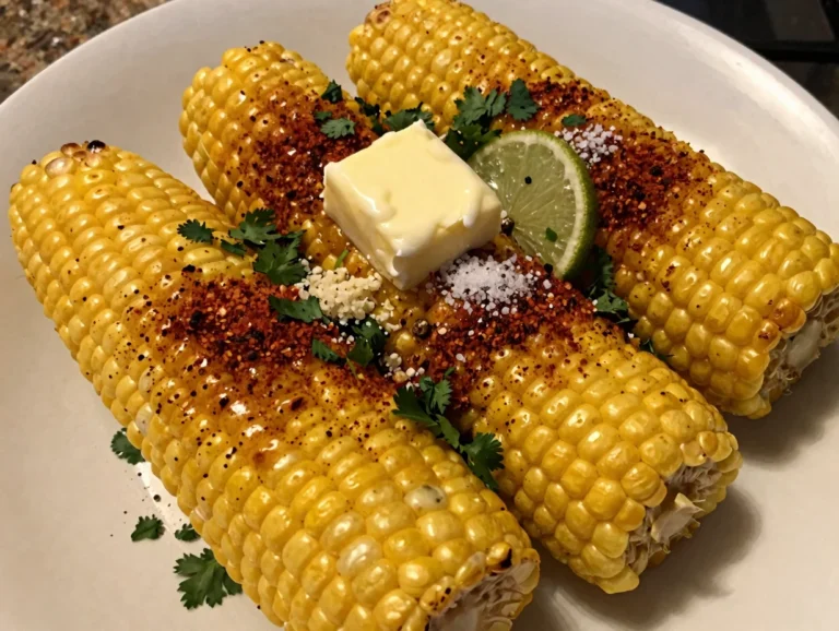Grilled Corn with Chili Butter
