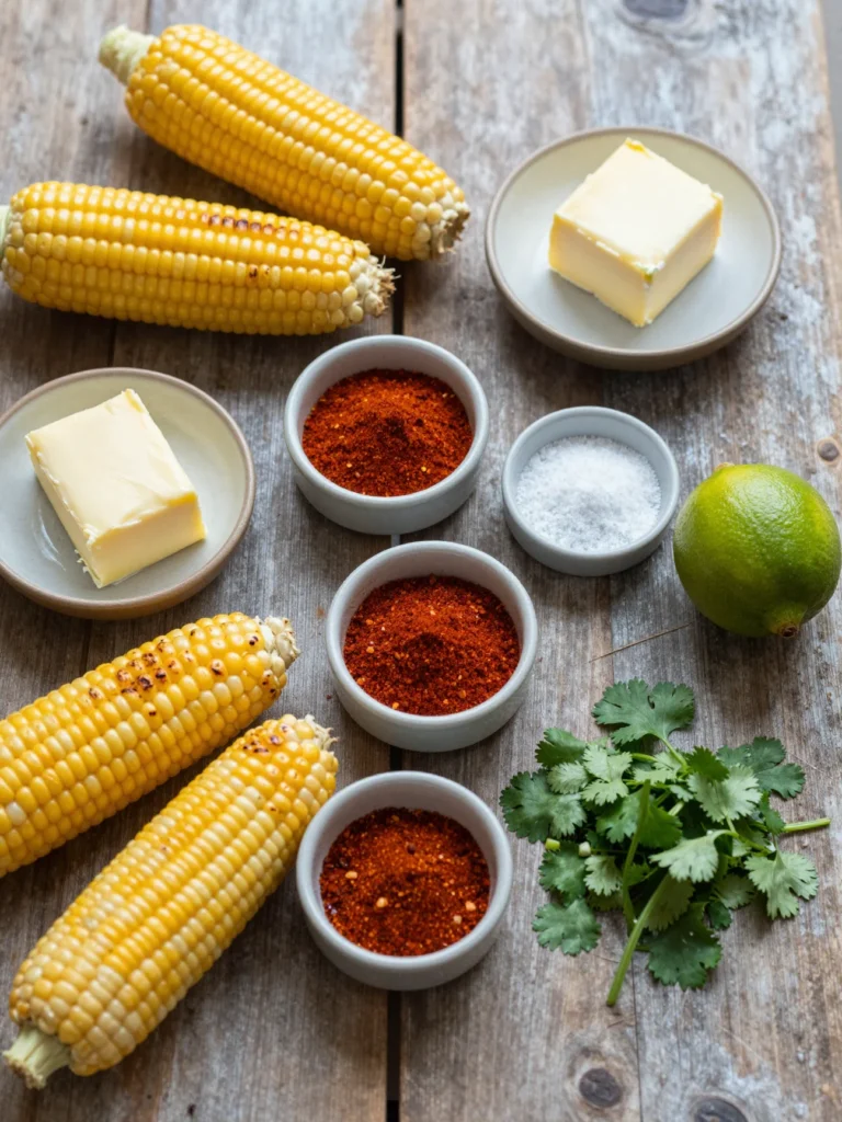 Grilled Corn with Chili Butter