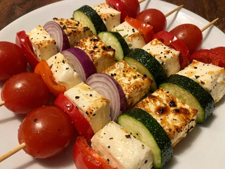 Grilled Halloumi Skewers