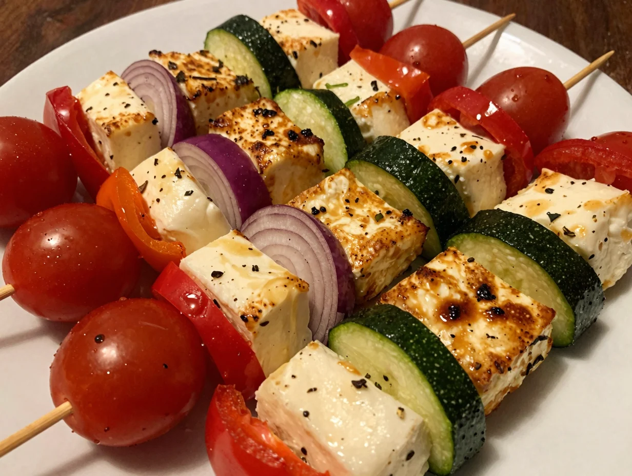Grilled Halloumi Skewers