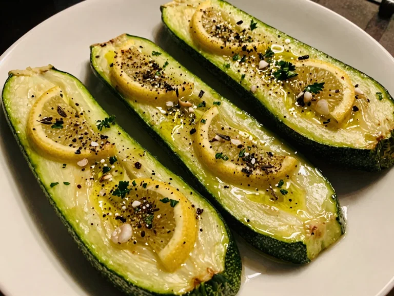 Grilled Zucchini with Lemon