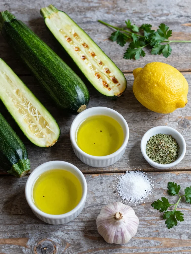 Grilled Zucchini with Lemon