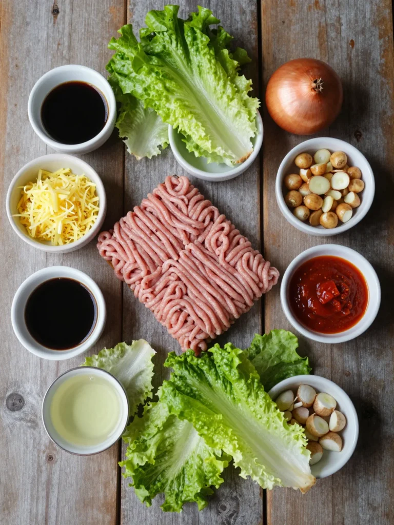 Ground Turkey Lettuce Wraps