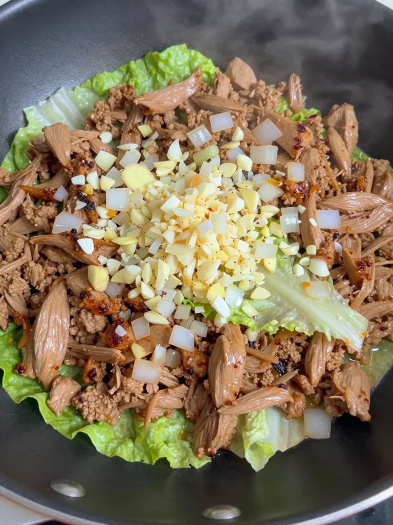 Ground Turkey Lettuce Wraps
