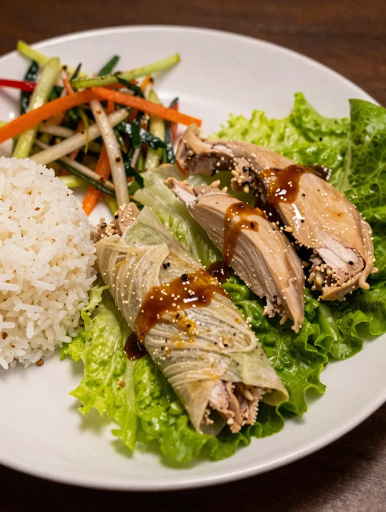 Ground Turkey Lettuce Wraps