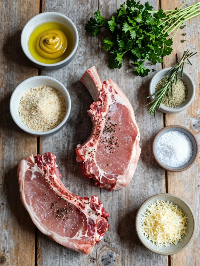 Herb Crusted Pork Chops