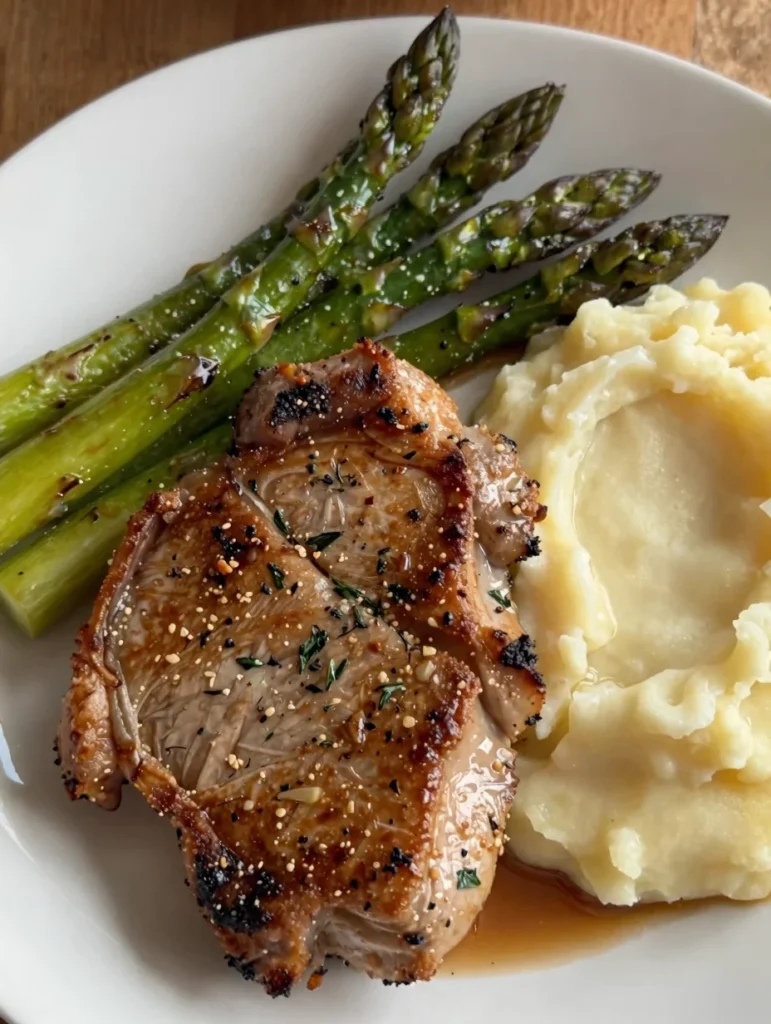 Herb Crusted Pork Chops