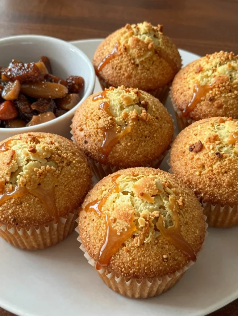 Honey Butter Cornbread Muffins