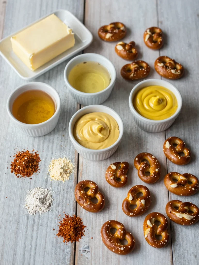 Honey Mustard Pretzel Bites