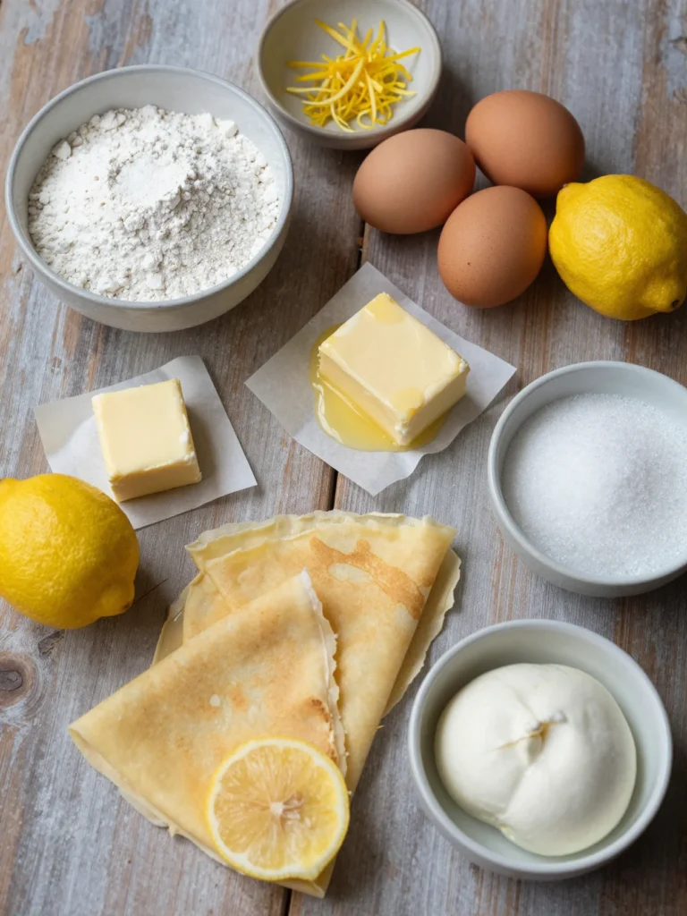 Lemon Ricotta Crepes