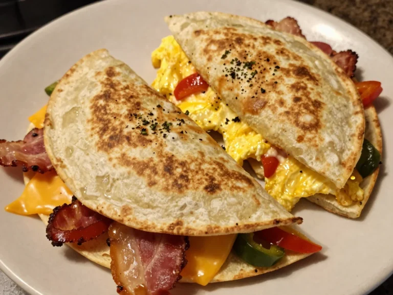 Loaded Breakfast Quesadilla