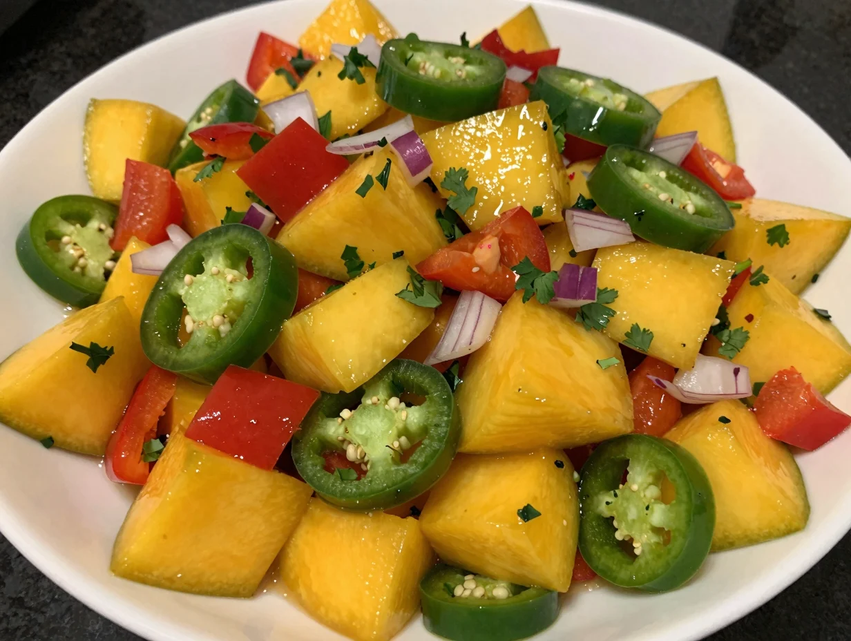 Mango Jalapeu00f1o Salsa