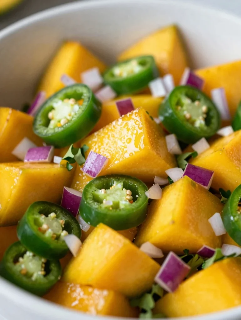 Mango Jalapeu00f1o Salsa