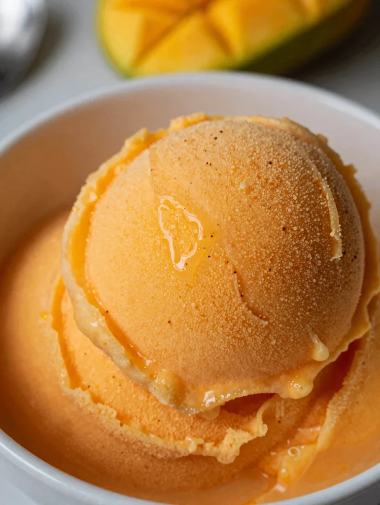 Mango Sorbet with Taju00edn