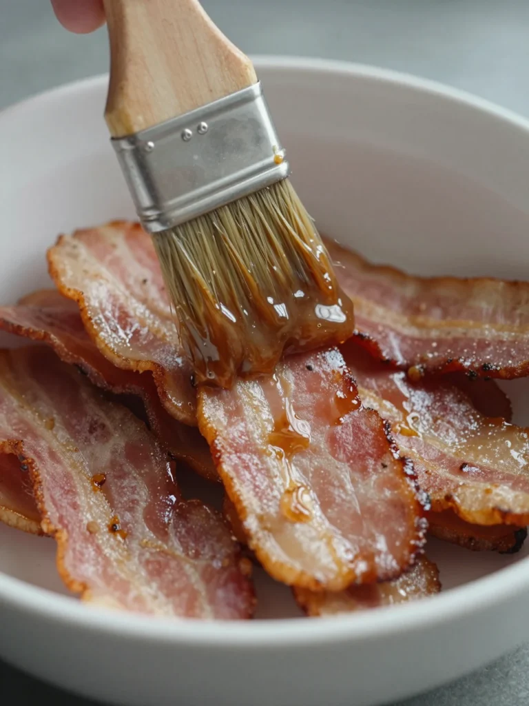 Maple Glazed Bacon Strips