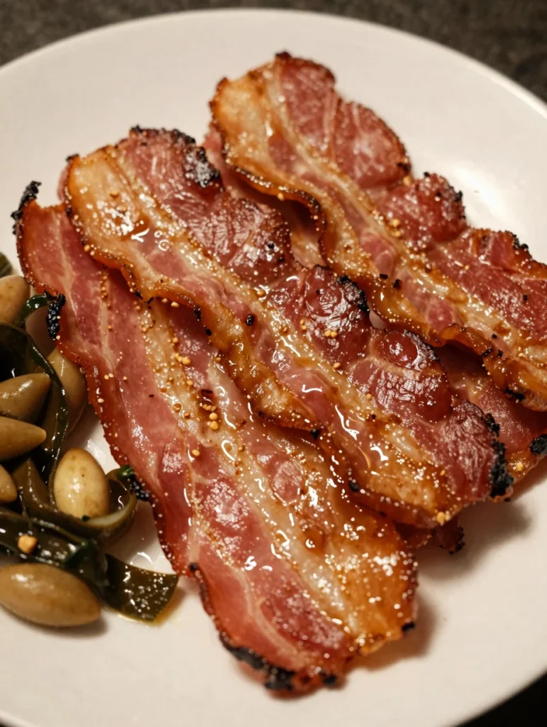 Maple Glazed Bacon Strips