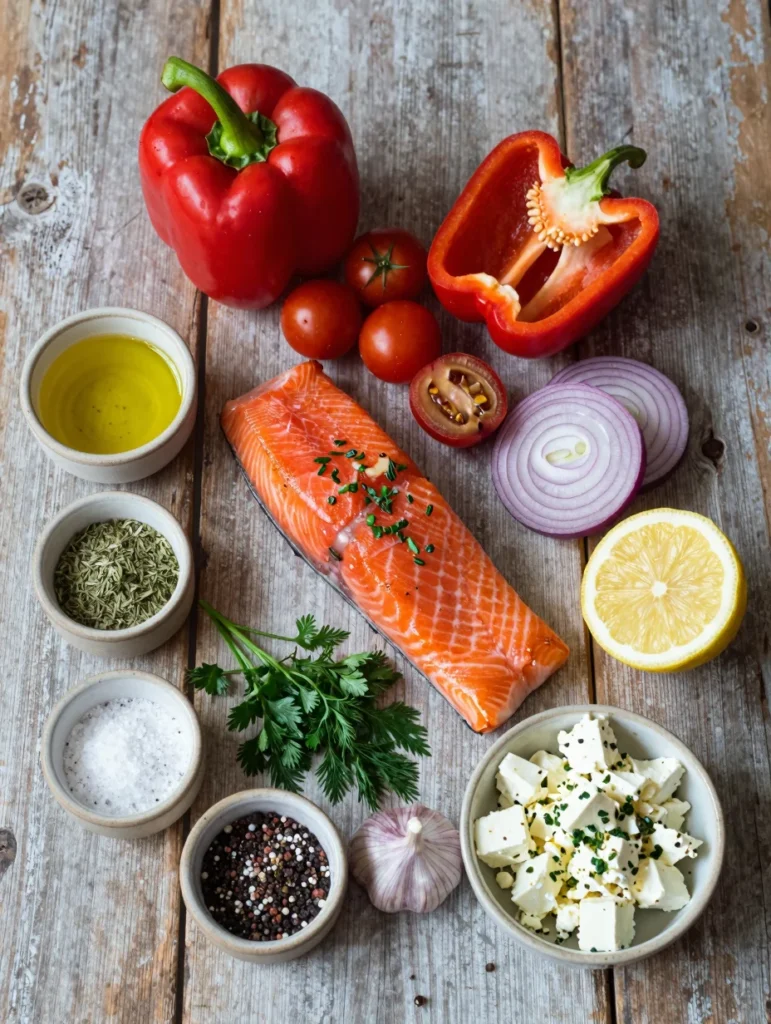 Mediterranean Baked Salmon
