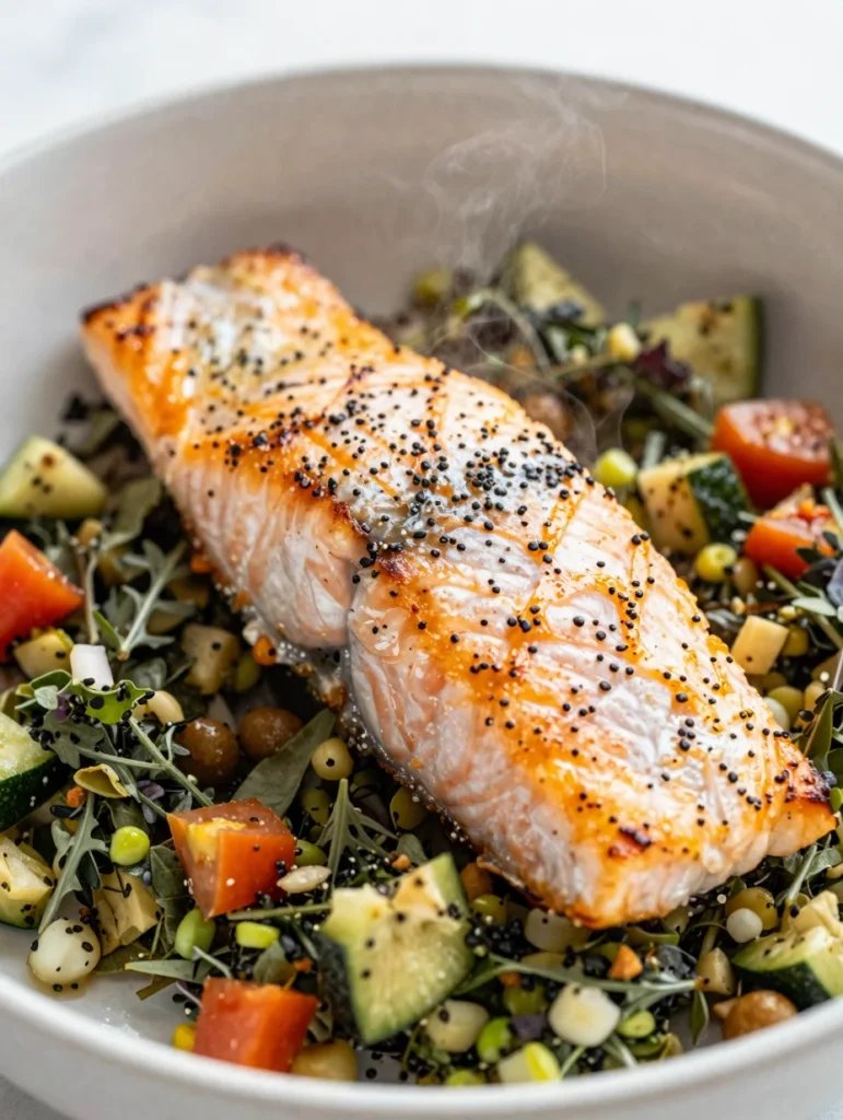 Mediterranean Baked Salmon