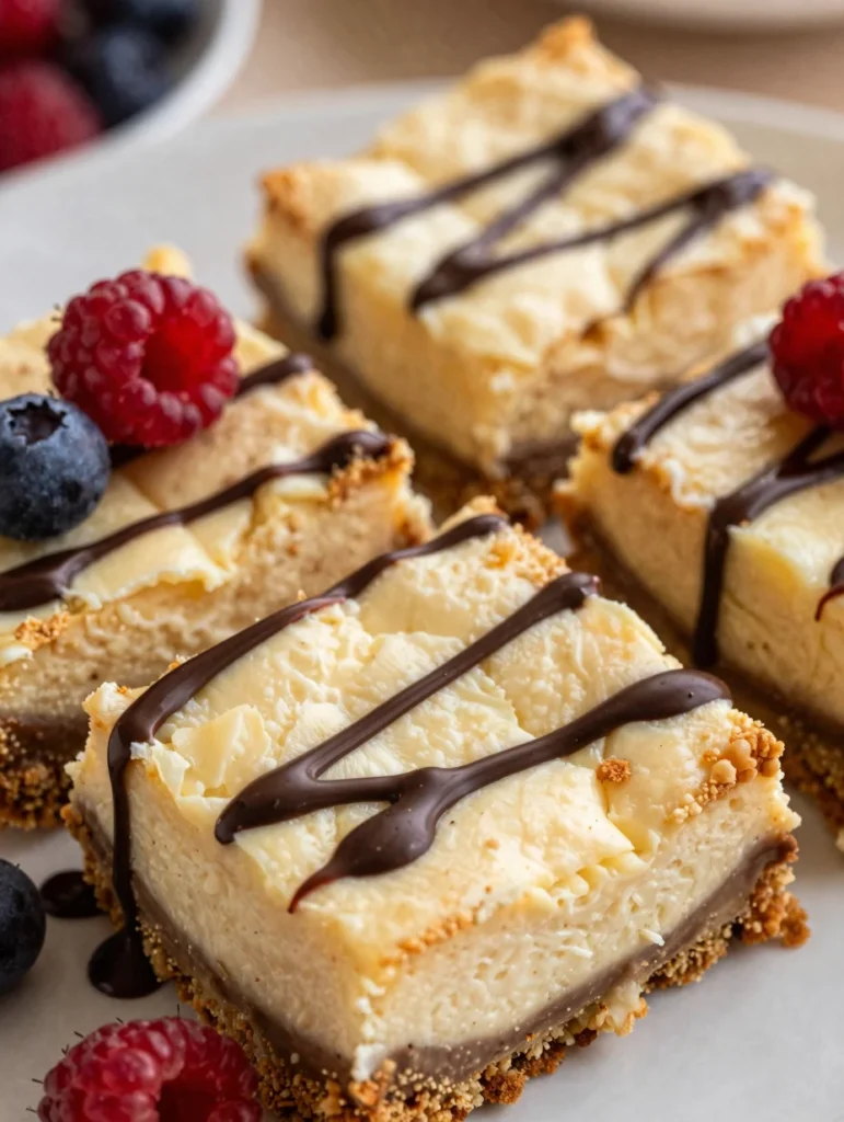 No Bake Cheesecake Bars