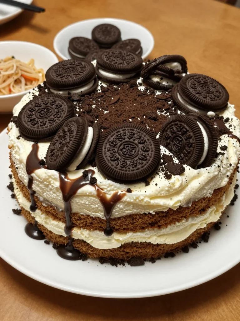 No Bake Oreo Icebox Cake