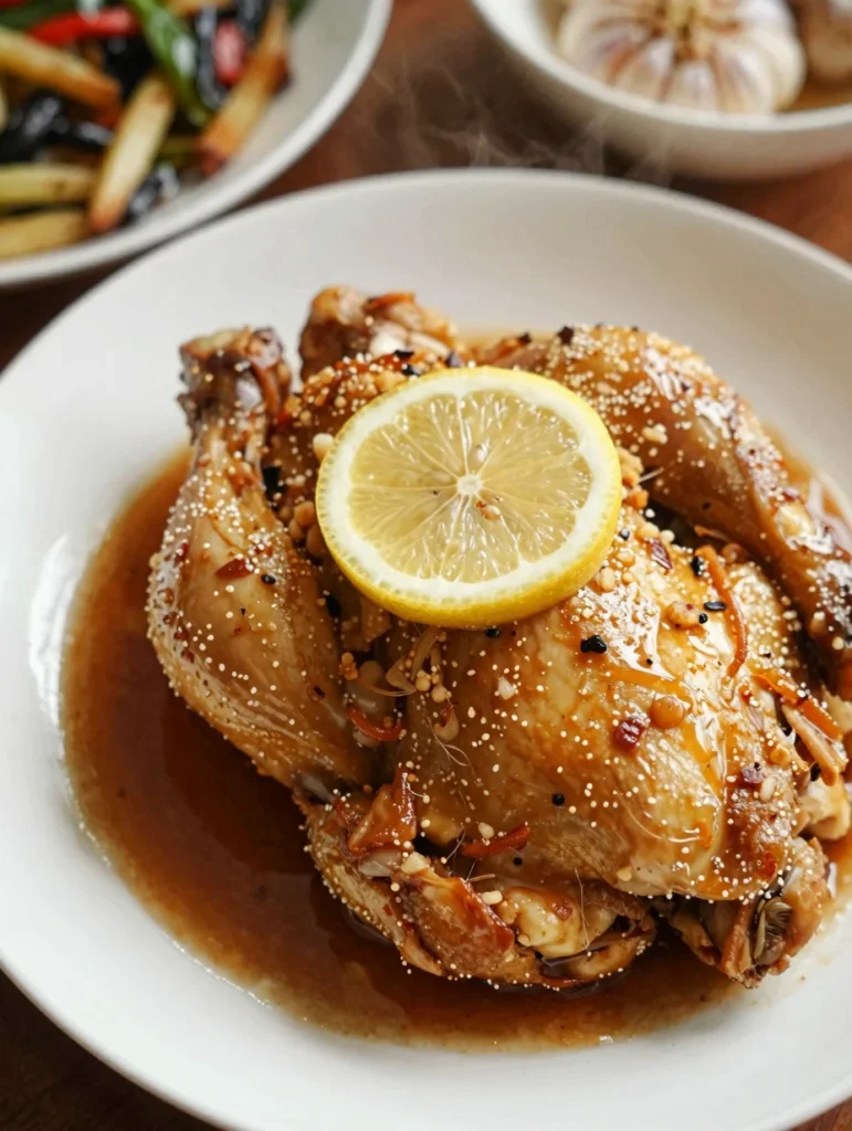 One Pan Lemon Garlic Chicken