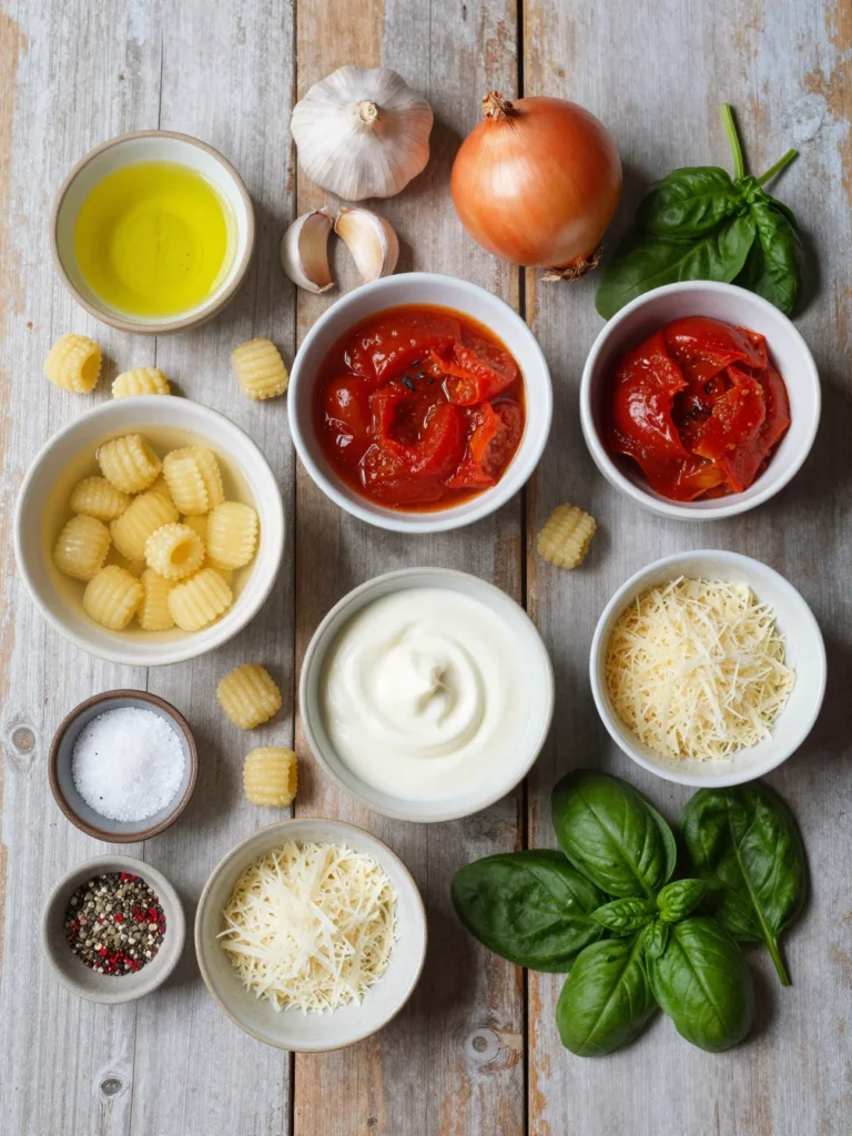 One Pot Creamy Tomato Gnocchi