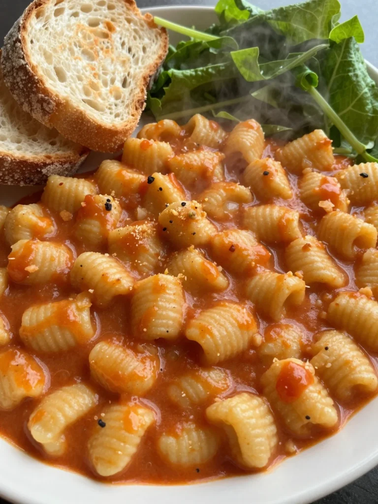One Pot Creamy Tomato Gnocchi