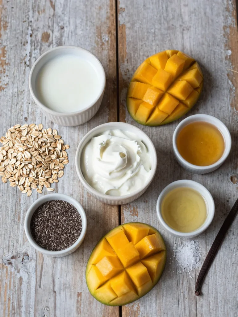 Overnight Oats with Mango