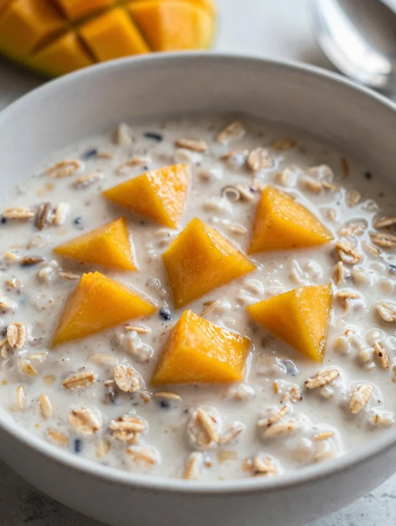 Overnight Oats with Mango
