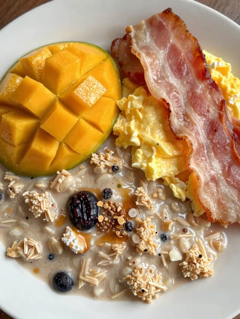 Overnight Oats with Mango