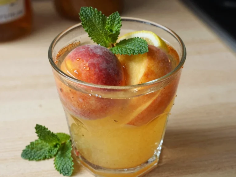 Peach Bourbon Lemonade