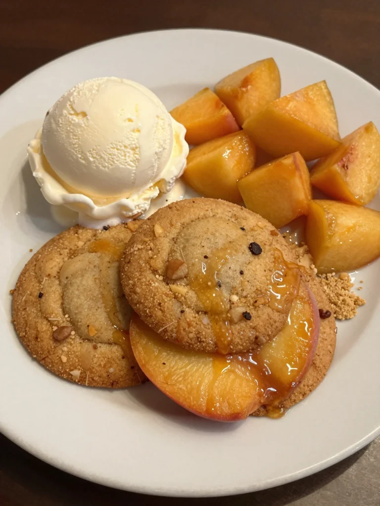 Peach Cobbler Cookies