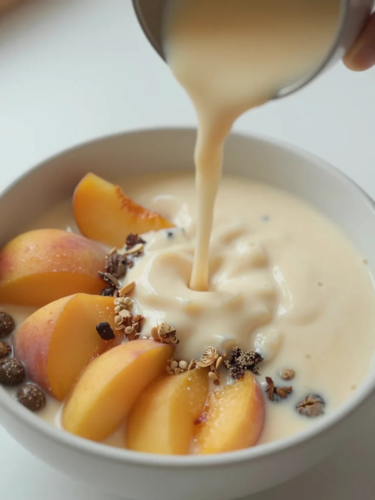 Peach Smoothie Bowl