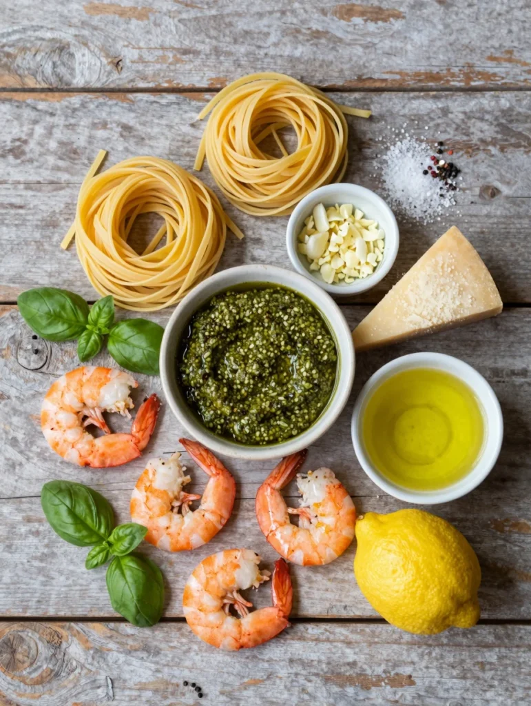 Pesto Shrimp Pasta