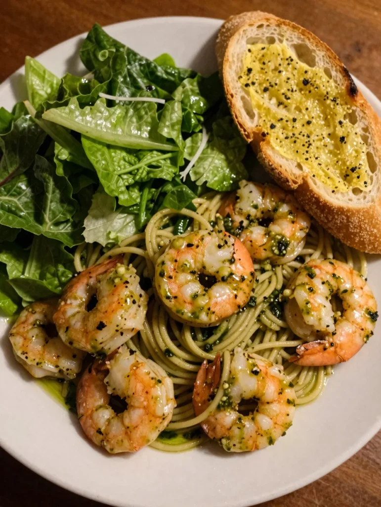 Pesto Shrimp Pasta