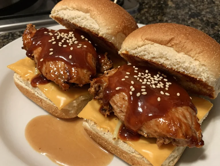 Pulled Chicken Sliders