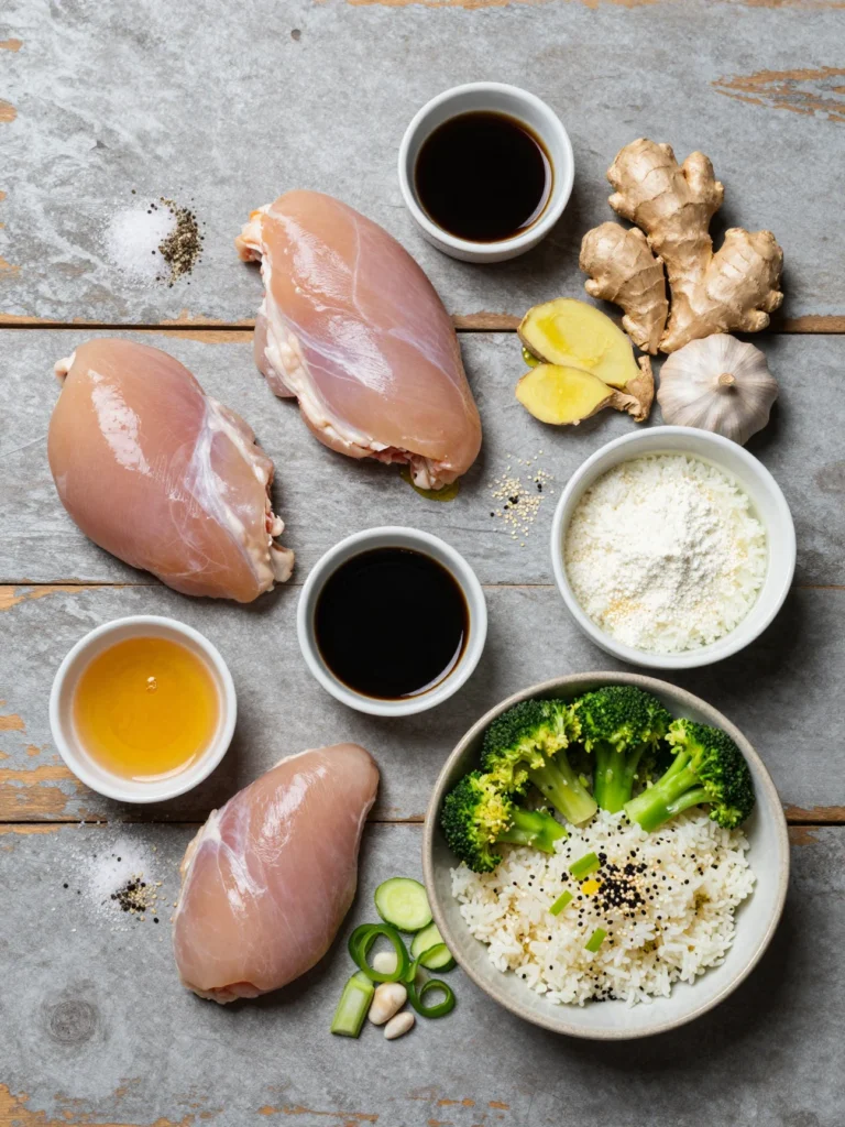Sesame Ginger Chicken Bowls