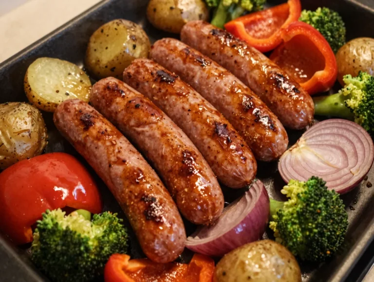 Sheet Pan Sausage and Veggies