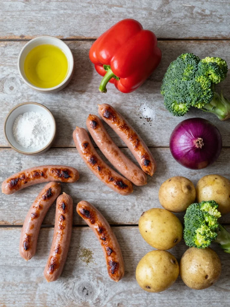 Sheet Pan Sausage and Veggies