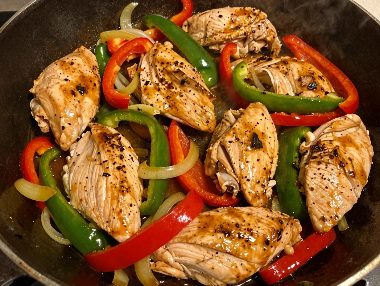 Skillet Chicken Fajitas