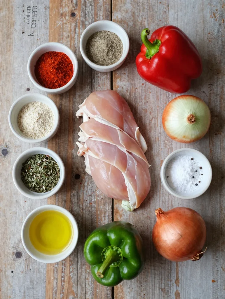 Skillet Chicken Fajitas
