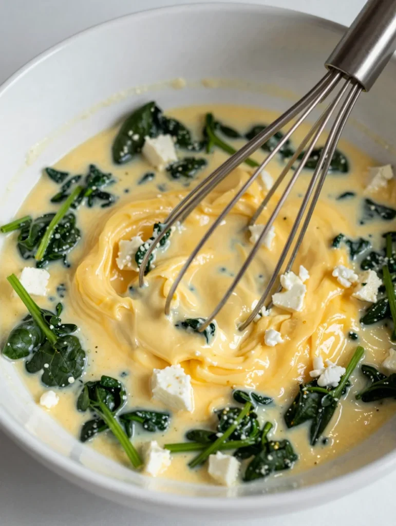 Spinach and Feta Egg Cups
