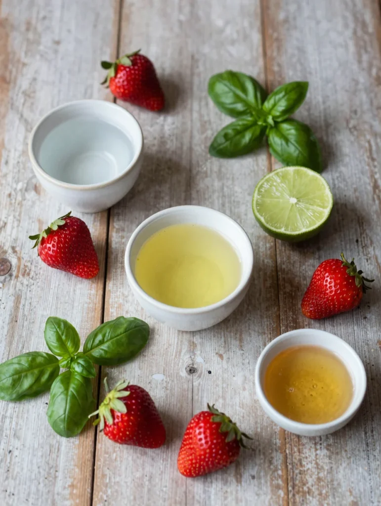 Strawberry Basil Agua Fresca