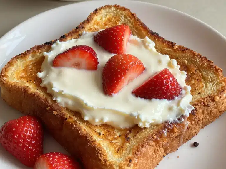 Strawberry Cream Cheese French Toast
